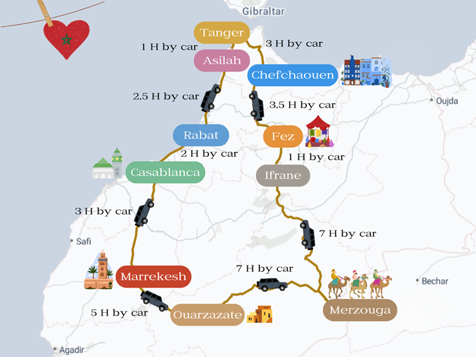 Découvrez les charmes intemporels du Maroc : un itinéraire classique en circuit rond